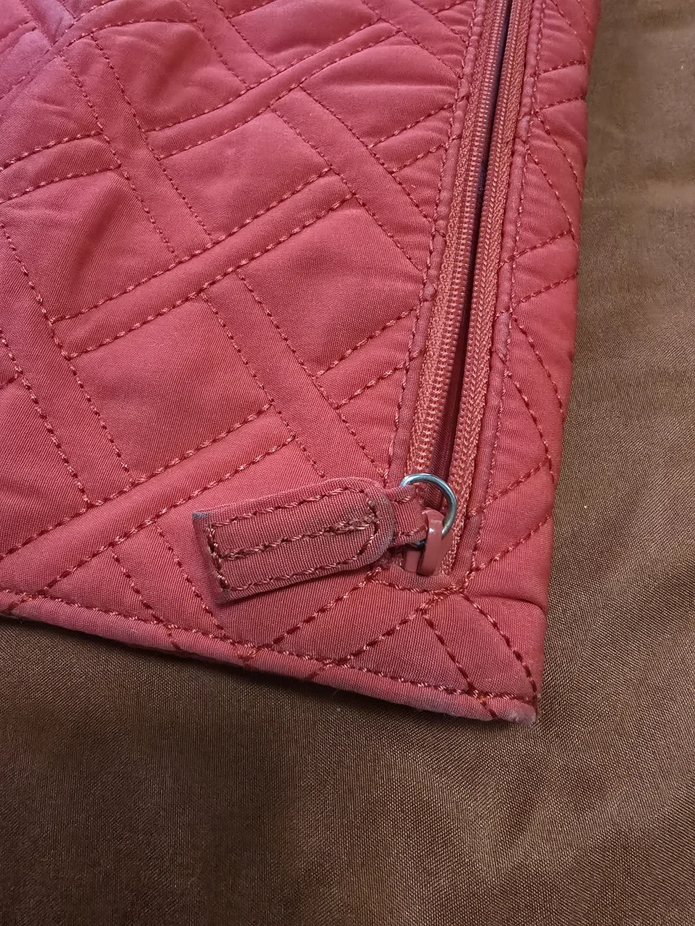 Vera Bradley Quilted Red Clutch Wallet